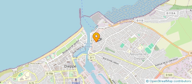 localisation de l'entreprise ESPACE 2000  DIEPPE