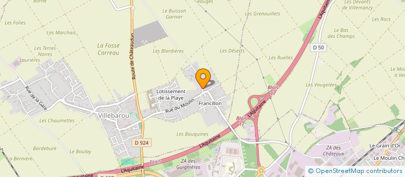 localisation de l'entreprise ESPACE 2000 à VILLEBAROU