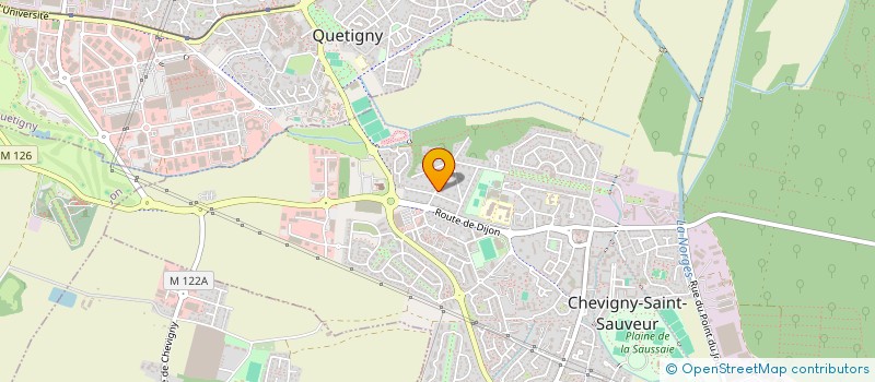 localisation de l'entreprise ESPACE 2000  CHEVIGNY-SAINT-SAUVEUR