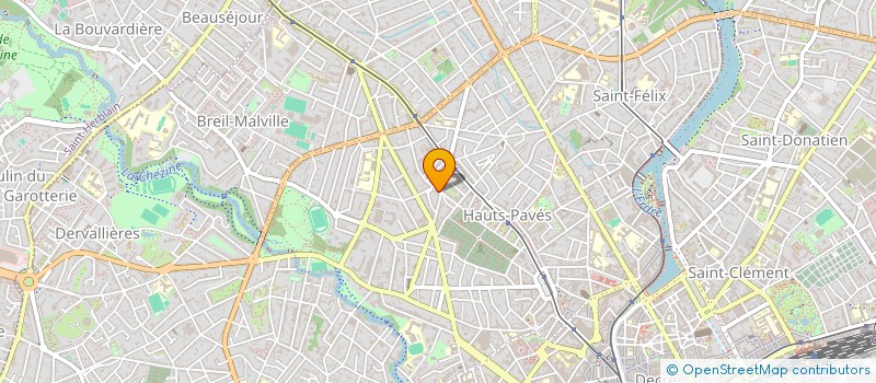 localisation de l'entreprise ESPACE 22 à NANTES