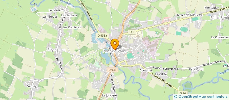 localisation de l'entreprise ESPACE 29 2.0 à PONT-DE-VAUX
