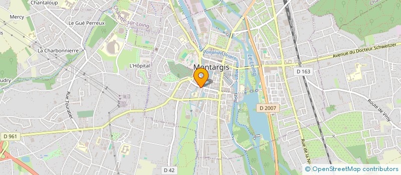 localisation de l'entreprise ESPACE 2D à MONTARGIS