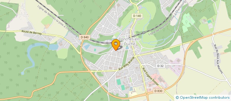localisation de l'entreprise ESPACE 2H à LA BONNEVILLE-SUR-ITON