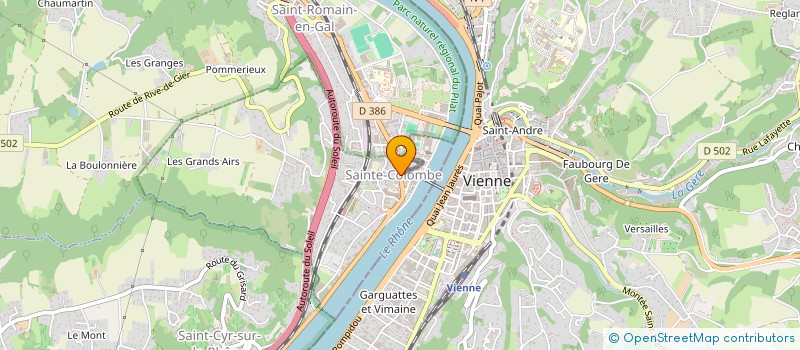 localisation de l'entreprise ESPACE 3 FINANCES  SAINTE-COLOMBE