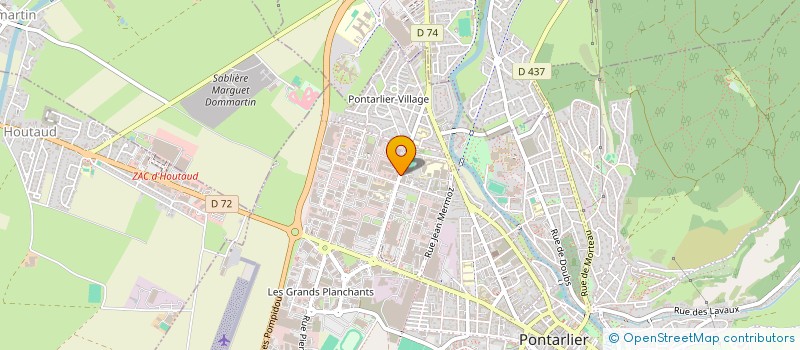 localisation de l'entreprise ESPACE 3000 PONTARLIER à PONTARLIER