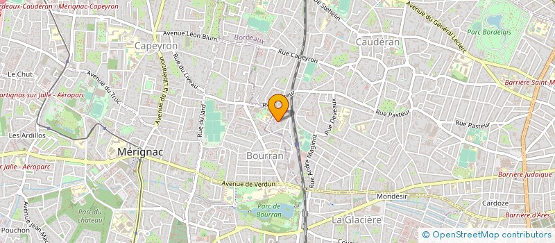 localisation de l'entreprise ESPACE 33 à BORDEAUX