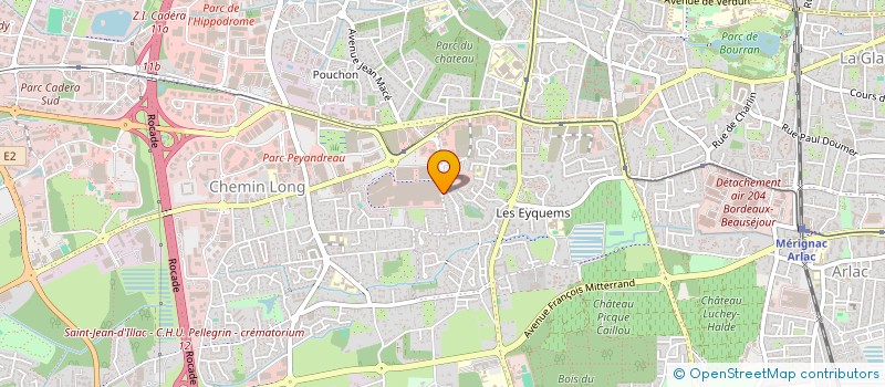 localisation de l'entreprise ESPACE à MERIGNAC
