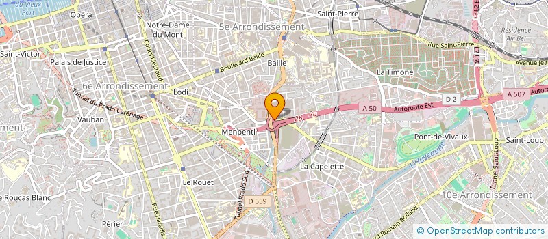 localisation de l'entreprise ESPACE à MARSEILLE