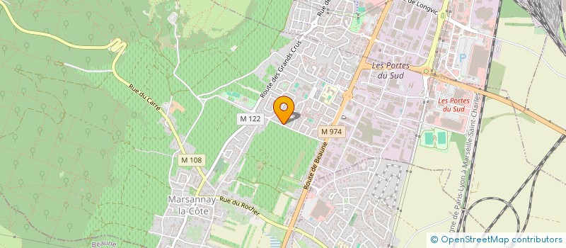 localisation de l'entreprise ESPACE à MARSANNAY-LA-COTE