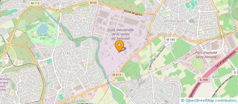 localisation de l'entreprise ESPACE  VENDARGUES