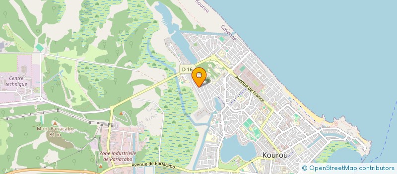localisation de l'entreprise ESPACE à KOUROU