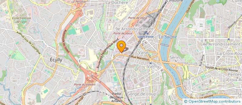 localisation de l'entreprise ESPACE 39 à LYON