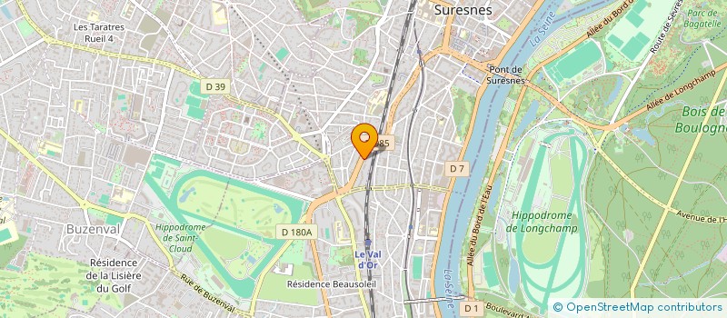 localisation de l'entreprise ESPACE 4 à SURESNES