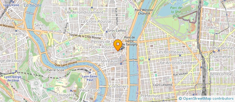 localisation de l'entreprise ESPACE 44 à LYON