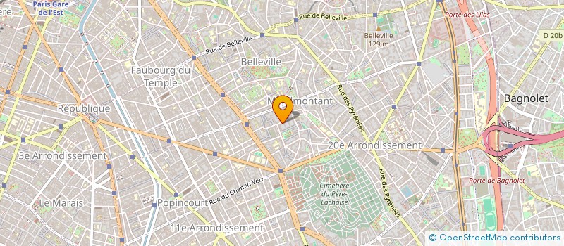 localisation de l'entreprise ESPACE 44 à PARIS