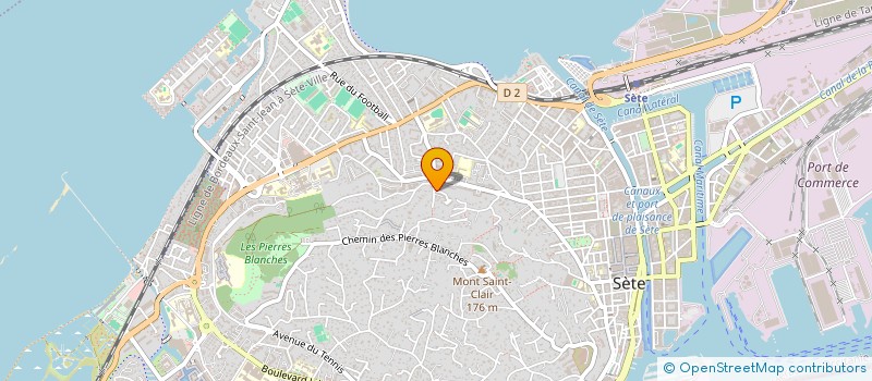 localisation de l'entreprise ESPACE  SETE