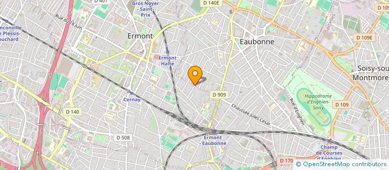 localisation de l'entreprise ESPACE à EAUBONNE