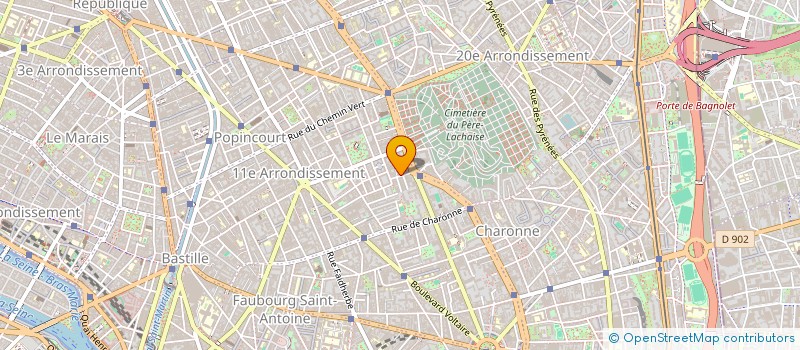 localisation de l'entreprise ESPACE 60 - H.S. LICENSEE  PARIS