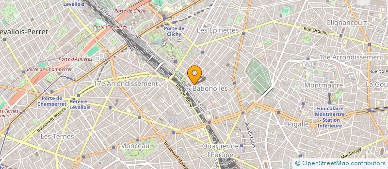 localisation de l'entreprise ESPACE 67  PARIS