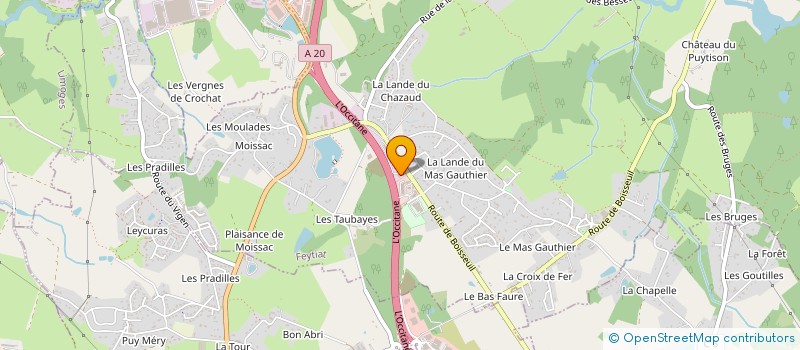 localisation de l'entreprise ESPACE 7 SAS à FEYTIAT