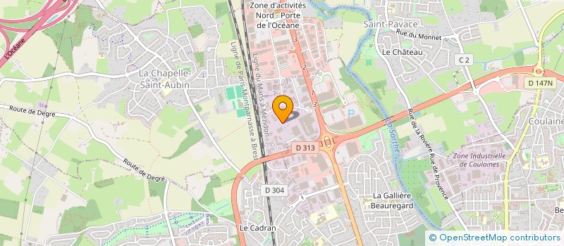 localisation de l'entreprise ESPACE 72  LE MANS