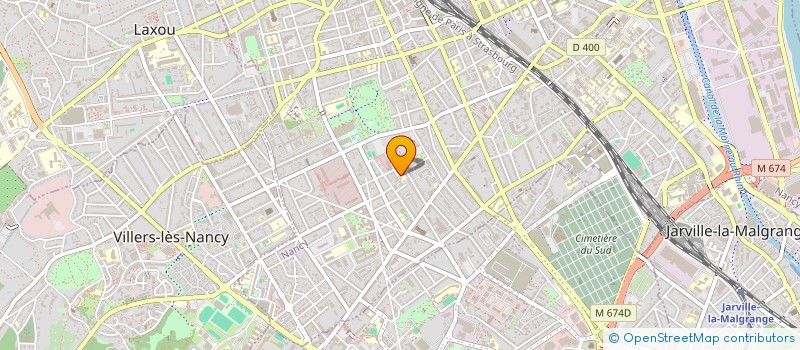 localisation de l'entreprise ESPACE 85  NANCY