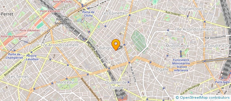 localisation de l'entreprise ESPACE 92 IMMOBILIER  PARIS