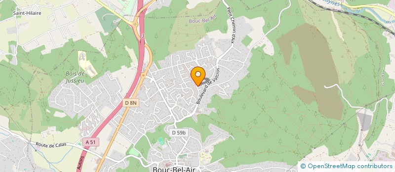 localisation de l'entreprise ESPACE 93 à BOUC-BEL-AIR