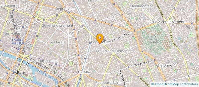 localisation de l'entreprise ESPACE A  PARIS