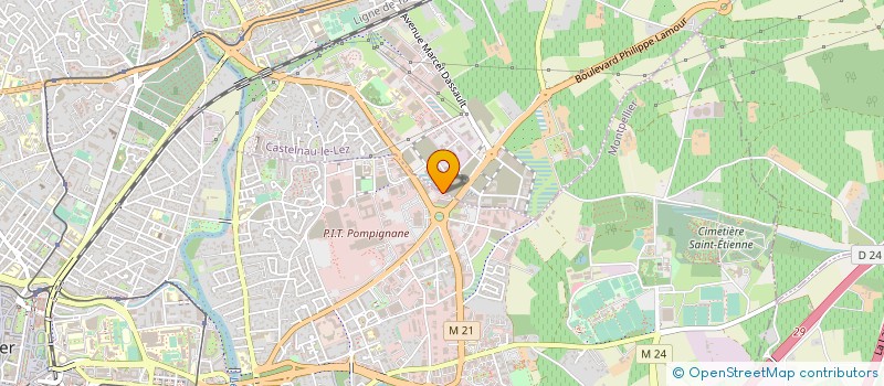 localisation de l'entreprise ESPACE A CONSTRUIRE à MONTPELLIER