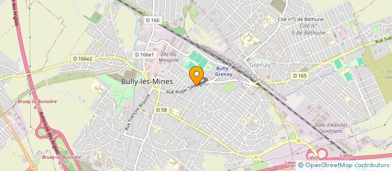 localisation de l'entreprise ESPACE ACOUSTIQUE à BULLY-LES-MINES
