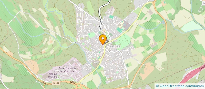 localisation de l'entreprise ESPACE ACUITE  CASTRIES