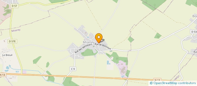 localisation de l'entreprise ESPACE AGENCEMENT MENUISERIE ISOLATION  MISEREY