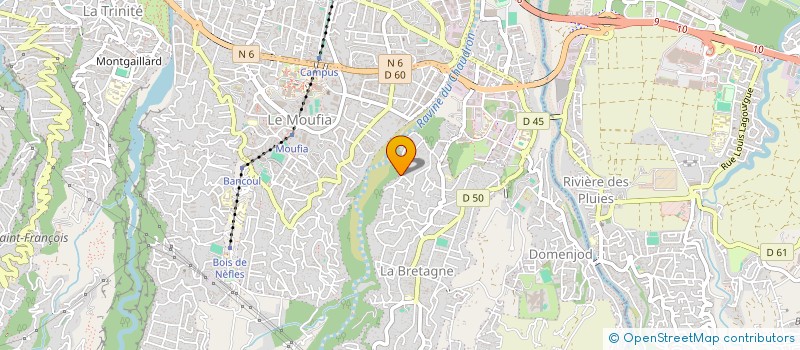 localisation de l'entreprise ESPACE AJOUPA à SAINT-DENIS