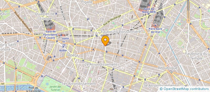 localisation de l'entreprise ESPACE ALESIA  PARIS