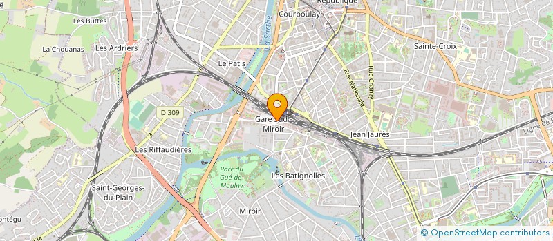 localisation de l'entreprise ESPACE ALU à LE MANS