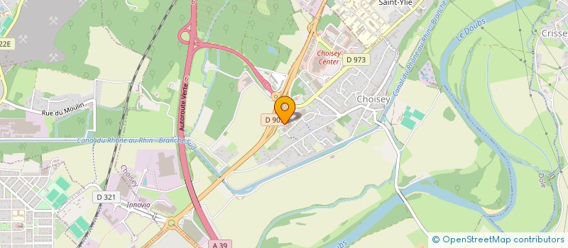 localisation de l'entreprise ESPACE AMENAGEMENT DOLE à CHOISEY