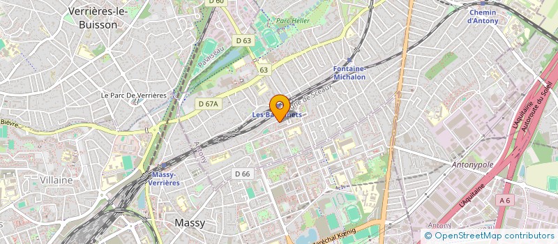 localisation de l'entreprise ESPACE AMITIE à ANTONY