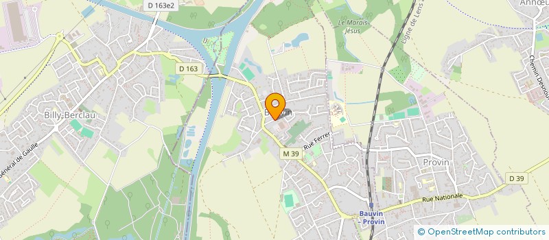 localisation de l'entreprise ESPACE AMITIE  BAUVIN