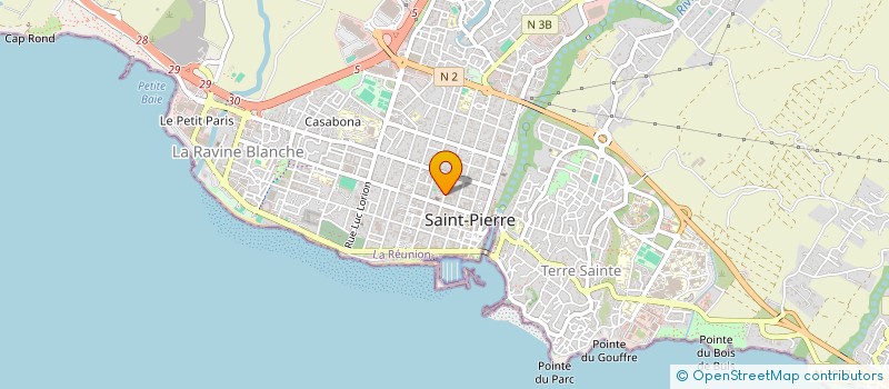 localisation de l'entreprise ESPACE ANDROPOLIS à SAINT-PIERRE