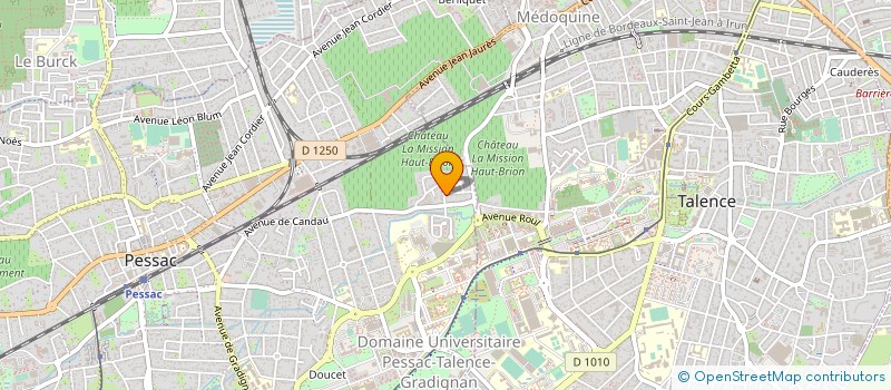 localisation de l'entreprise ESPACE ANIMA à PESSAC