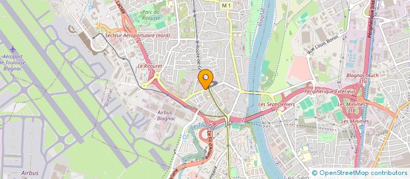 localisation de l'entreprise ESPACE ANIMALIA SERVICE à BLAGNAC