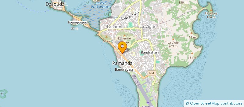 localisation de l'entreprise ESPACE ANJOUAN-MAYOTTE POUR L'HARMONIE ET LA CONCORDE à PAMANDZI
