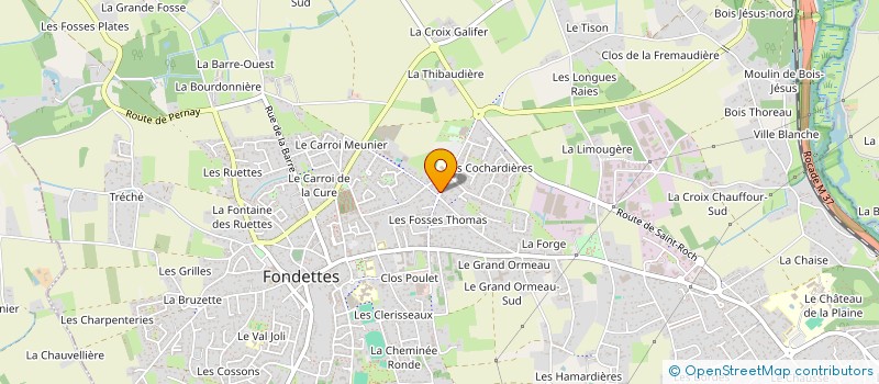 localisation de l'entreprise ESPACE AQUATIQUE DE FONDETTES  FONDETTES