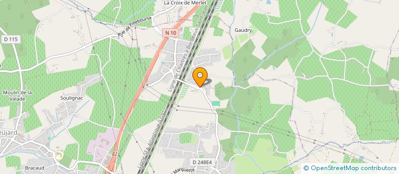 localisation de l'entreprise ESPACE AQUATIQUE DU CUBZAGUAIS  GAURIAGUET