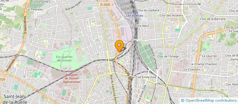 localisation de l'entreprise ESPACE ART MECA à ORLEANS