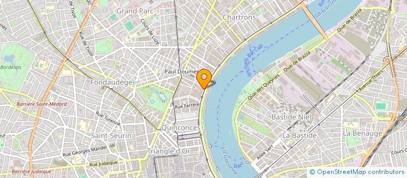 localisation de l'entreprise ESPACE ARTE COLORIS  BORDEAUX