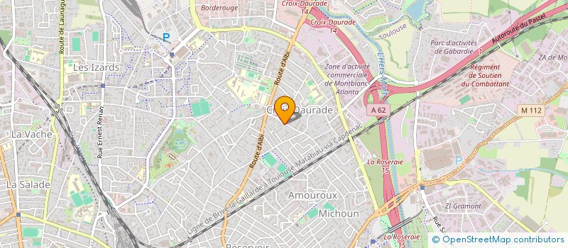 localisation de l'entreprise ESPACE ARTISANS à TOULOUSE