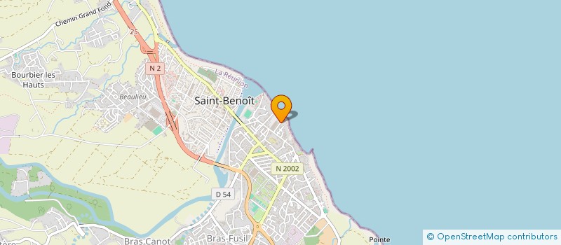 localisation de l'entreprise ESPACE ARTISANT à SAINT-BENOIT