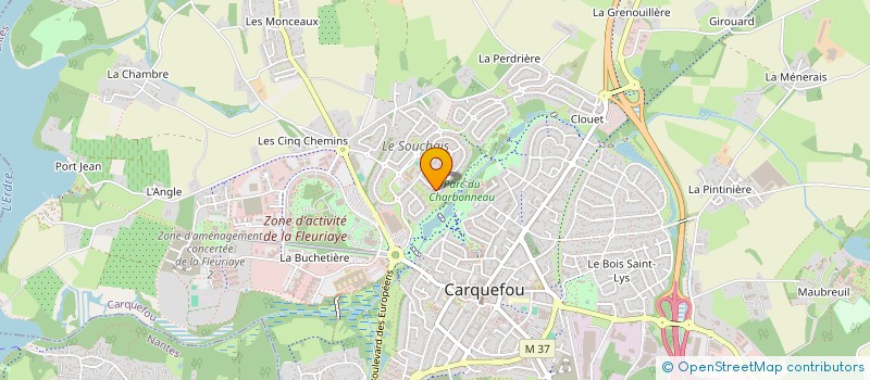 localisation de l'entreprise ESPACE ARY à CARQUEFOU